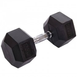 Гантель цільна шестигранна BioGym 1х17,5кг, код: SC-8013-17_5-S52 Гантель цільна шестигранна BioGym 1х17,5кг, код: SC-8013-17_5-S52
