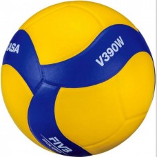 М"яч волейбольний Mikasa V390W №5, жовтий-синій, код: 4907225881154