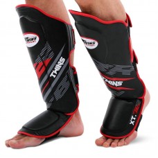 Захист гомілки та стопи для єдиноборств Twins M, чорний-червоний, код: BO-5086_MR Захист гомілки та стопи для єдиноборств Twins M, чорний-червоний, код: BO-5086_MR