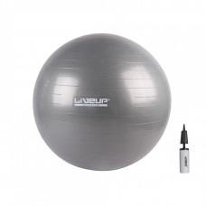 Фітбол (насос в комплекті) LiveUp Anti-Burst Ball 750 мм, сірий, код: 6951376103380