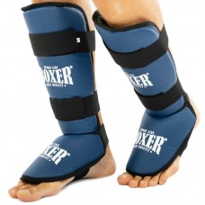 Захист гомілки та стопи для єдиноборств Boxer, розмір L, синій, код: BO-2002-N_LBL Захист гомілки та стопи для єдиноборств Boxer, розмір L, синій, код: BO-2002-N_LBL