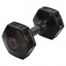 Гантель для фітнесу з TPU покриттям Zelart Jelly Urethane Coated Dumbbells 1х9кг, чорний, код: TA-2946-20LB-S52