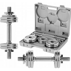 Гантелі HMS STC15 хром 2x7,5 кг, код: 5907695514292-IN