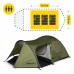 Намет туристичний Mountain Goat Prime Trio 3-місний Olive, код: P-5905973406574
