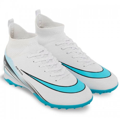 Сороконіжки футбольні з носком PlayGame розмір 44, білий-блакитний, код: 2501-3_44 Сороконіжки футбольні з носком PlayGame розмір 44, білий-блакитний, код: 2501-3_44