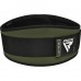 Пояс для важкої атлетики RDX RX3 EVA Curve неопреновий Army Green S, код: WBE-RX3AG-S