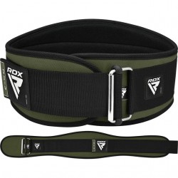 Пояс для важкої атлетики RDX RX3 EVA Curve неопреновий Army Green S, код: WBE-RX3AG-S