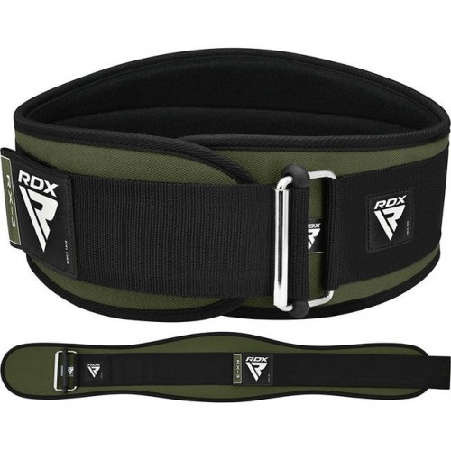 Пояс для важкої атлетики RDX RX3 EVA Curve неопреновий Army Green S, код: WBE-RX3AG-S
