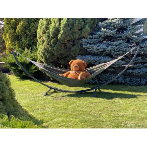 Монотонний гамак WCG Wish двомісний XXL 2000х1500мм, зелений, код: H-12-4xxl-IF