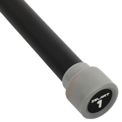 Бодібар Zelart Body Bar 1 кг, чорний-сірий, код: FI-4776-1