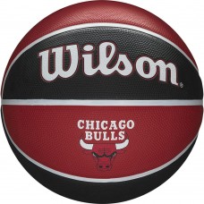 М"яч баскетбольний Wilson NBA Team Tribute Chi Bulls №7, червоний-чорний, код: 194979033579 М"яч баскетбольний Wilson NBA Team Tribute Chi Bulls №7, червоний-чорний, код: 194979033579