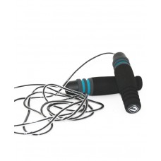 Скакалка швидкісна важка LiveUp Jump Rope 2800 мм, чорний, код: 6951376109580