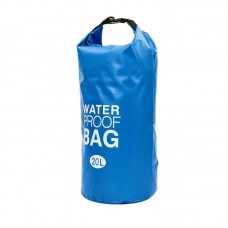 Водонепроникний гермомішок Camping Waterproof Bag 20 л, синій, код: TY-6878-20_BL