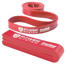 Еспандер-петля (гумка для фітнесу і кроссфіту) Power System CrossFit Level 3 (опір 15-40 кг), червоний, код: PS-4053_Red