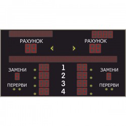 Табло для волейболу LedPlay (3000х1600), код: VOL2018 Табло для волейболу LedPlay (3000х1600), код: VOL2018