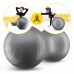 М"яч для фітнесу (арахіс) 4Fizjo Air Ball Peanut Anti-Burst 450x900 мм, сірий, код: P-5905973407175