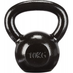 Гиря чавунна Toorx 10 кг з гумовою підставкою, чорний, код: 931119-SVA Гиря чавунна Toorx 10 кг з гумовою підставкою, чорний, код: 931119-SVA