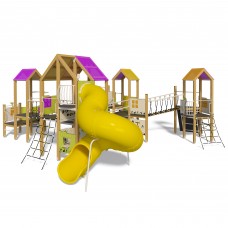 Ігровий комплекс InterAtletika Big City-12 10436х8442х3919 мм, код: TE942-SM Ігровий комплекс InterAtletika Big City-12 10436х8442х3919 мм, код: TE942-SM