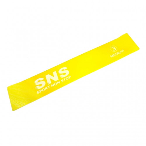 Еспандер-петля SNS Medium №3, навантаження 6,3-10,2 кг, жовтий, код: 10940-SNS