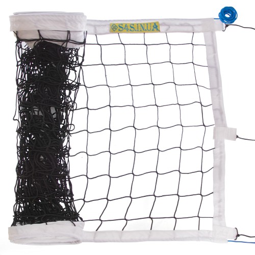 Сітка для волейболу PlayGame Євро Норма Лайт 9500x1000 мм, чорний-білий, код: SO-2076-S52