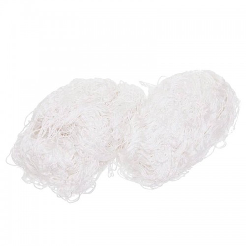 Сітка на футбольні ворота в комплекті з 2 штук PlayGame Економ 7320x2440x1500 мм, білий, код: SO-5295_W Сітка на футбольні ворота в комплекті з 2 штук PlayGame Економ 7320x2440x1500 мм, білий, код: SO-5295_W