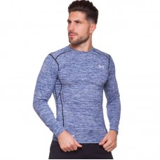 Лонгслів спортивний чоловічий Under Armour 2XL, зріст 180-185, синій, код: CO-8636_2XLBL