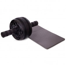 Ролик для преса FitGo одинарний 300х140 мм чорний, код: FI-2540_BK-S52 Ролик для преса FitGo одинарний 300х140 мм чорний, код: FI-2540_BK-S52