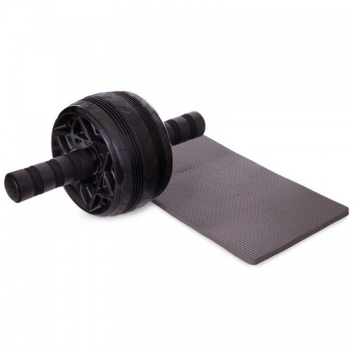 Ролик для преса FitGo одинарний 300х140 мм чорний, код: FI-2540_BK-S52 Ролик для преса FitGo одинарний 300х140 мм чорний, код: FI-2540_BK-S52