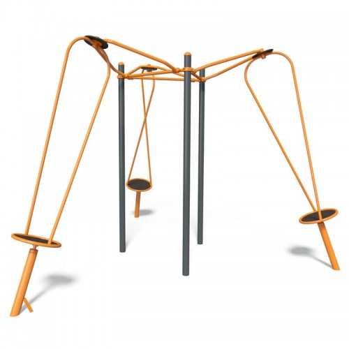 Карусель InterAtletika Торнадо, 3686х4175х2587 мм, код: TE228.3-SM