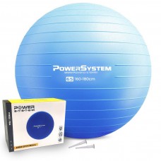 М"яч для фітнесу (фітбол) Power System Ø65 cm Pro Gymball Blue, код: PS-4012_65cm_Blue