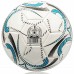 М"яч футбольний SportVida №5, білий-блакитний, код: SV-SE0101