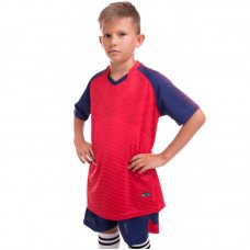 Форма футбольна дитяча PlayGame Lingo S, рост 155-160, червоний-темно-синій, код: LD-M8601B_SRBL