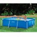 Прямокутний каркасний басейн Intex Rectangular Frame Pool 2600x1600x650 мм, код: 28271-IB