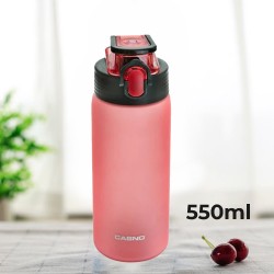 Пляшка для води Casno 550 мл, червона, код: KXN-1225_Red