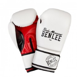 Рукавиці боксерські Benlee Carlos 10oz, код: 199155 (white/Black/red) 10oz