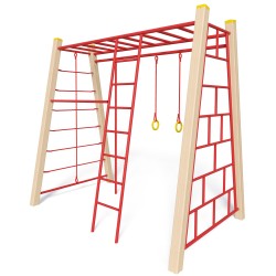 Гімнастичний комплекс InterAtletika 2588х1640х2544 мм, код: SE716-SM