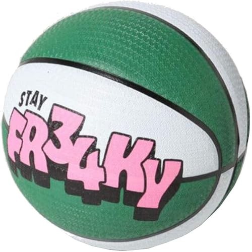 М"яч баскетбольний Nike PlayGround 8P 2.0 G Antetokounmpo Deflated №7, білий-зелений-рожевий, код: 887791782724