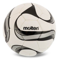 М"яч футбольний Molten №5 PVC, білий-сірий, код: F5F1700-WK-S52