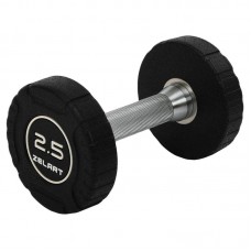 Гантель цільна професійна CPU покриття Zelart 1х2,5кг, чорний, код: TA-3111-2_5