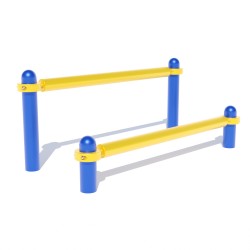 Бруси-прес дворівневі Miros Воркаут, код: W103 Бруси-прес дворівневі Miros Воркаут, код: W103