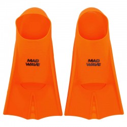 Ласти для тренувань у басейні короткі із закритою п"ятою MadWave Flippers 2XS (30-33), помаранчевий, код: M074302_2XSOR