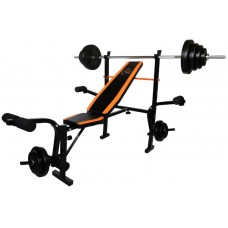 Лава для жиму WCG з штангою 50 кг, код: 055.000.001-IF Лава для жиму WCG з штангою 50 кг, код: 055.000.001-IF