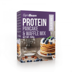 Суміш для млинців і вафель GymBeam Pancake & Waffle Mix зі смаком чорниці , код: 8588007130385