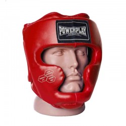 Боксерський шолом тренувальний PowerPlay M червоний, код: PP_3043_M_Red