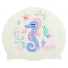 Шапочка для плавання дитяча Yingfa, світло-рожевий, код: K0012_LP