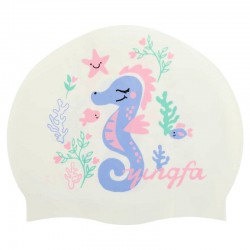 Шапочка для плавання дитяча Yingfa, світло-рожевий, код: K0012_LP