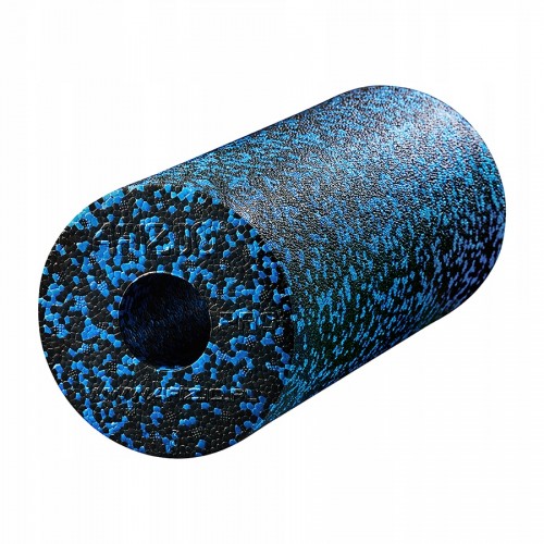 Масажний ролик (валик, роллер) гладкий 4Fizjo EPP PRO+ 330x140 мм, чорний-синій, код: 4FJ1417