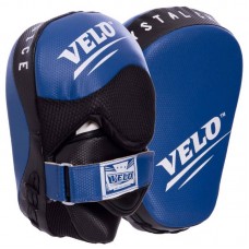 Лапа вигнута для боксу та єдиноборств Velo 23x17x11см, синій, 2шт, код: VL-2212_BL