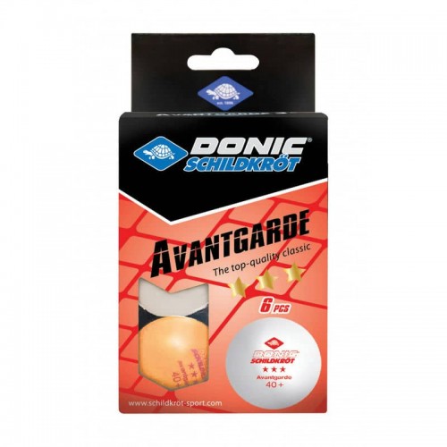 М"ячі для настільного тенісу Donic 3-Star Avantgarde (6шт), код: 658038-NI М"ячі для настільного тенісу Donic 3-Star Avantgarde (6шт), код: 658038-NI
