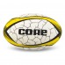 М"яч для регбі Core №5, білий-жовтий, код: R-5291-5